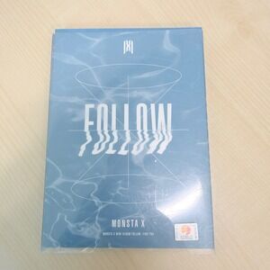 Monsta X Follow Find You Mini Album Unisex OS Blue Excellent K-Pop CD Photobook